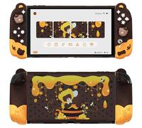playvital Coque pour Nintendo Switch 2 Console-Brun,Style Ours | avec Cover Grips Silicone Joycon pour Switch 2 & Capuchon Joystick Étuis Housse Dockable