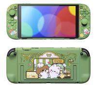 PlayVital Coque pour Switch 2 Étui Rigide Dockable,Boulangerie Forêt | avec Housse Grip pour Joycon & Capuchon Joystick & Couvre-Boutons,Coque de Protection pour Nintendo Switch 2 Accessoires