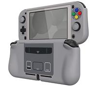 playvital Coque pour Switch Lite Cover Joycon,Accessoire Protection pour Nintendo Switch Lite avec Capuchon Joystick & Protecteur d'Écran Verre Trempé & ZealProtect Boutons-Snes EU