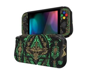 playvital Coque pour Switch Lite Cover Joycon,Accessoire Protection pour Nintendo Switch Lite avec Capuchon Joystick & Protecteur d'Écran Verre Trempé & ZealProtect Boutons-Totem of Kingdom