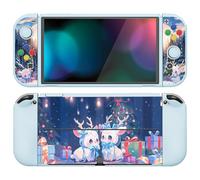 playvital Coque pour Switch OLED-Père Noël de Cerf