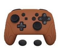 playvital Coque pour Switch Pro Protection Manette pour Nintendo Switch Pro,Étui Housse avec Capuchon Joystick,Antidérapante-Vert Brumeux,Édition Samouraï