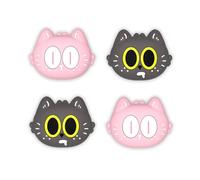 PlayVital Cover Joystick pour Nintendo Switch 2 Joycon Manette Accessoires,Capuchon Protection de Stick Analogique pour Switch 2,Thumb Grip Caps Prises de Pouce-Chat Lune，4PCS