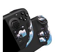 playvital Grip Sticker Antidérapant pour Steam Deck OLED Console Accessoires,Autocollants Protection Pavé Tactile pour Steam Deck LCD avec Capuchons Joystick,Skin Bouton Arrière-Vagues Scintillantes