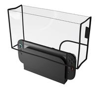 PlayVital Housse Anti-Poussière pour Nintendo Switch 2 Console Cache Protection Accessoires,Cover Anti-Rayures Étanche pour Nintendo Switch 2 Chargeur Dock-Transparent