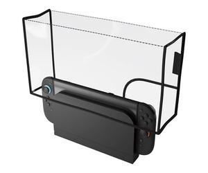 PlayVital Housse Anti-Poussière pour Nintendo Switch 2 Console Cache Protection Accessoires,Cover Anti-Rayures Étanche pour Nintendo Switch 2 Chargeur Dock-Transparent