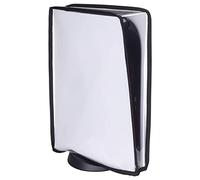 PlayVital Housse Anti-Poussière pour ps5 Accessoire Protection,Dust Cover pour ps5 Standard & Digital Console Cache-Poussière-Vertical,Transparent