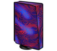 PlayVital Housse Anti-Poussière pour ps5 Accessoire Protection,Dust Cover pour ps5 Standard & Digital Console Cache-Poussière Nylon-Vertical,Damas
