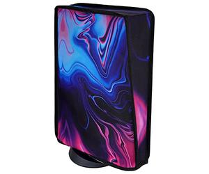 playvital Housse Anti-Poussière pour ps5 Accessoire Protection,Dust Cover pour ps5 Standard & Digital Console Cache-Poussière Nylon-Vertical,Origine du Chaos