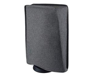 playvital Housse Anti-Poussière pour ps5 Accessoire Protection,Dust Cover pour ps5 Standard & Digital Console Cache-Poussière Nylon-Vertical,Gris