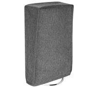 PlayVital Housse Anti-Poussière pour ps5 Slim Console,Accessoire Protection pour ps5 Slim Cache-Poussière Nylon Dust Cover,Digital Edition-Vertical,Gris