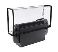 PlayVital Housse Anti-Poussière pour Switch/Switch OLED,Coque Protection pour Nintendo Dock,Cover Anti-Rayures Étanche-Transparent