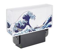 PlayVital Housse Anti-Poussière pour Switch/Switch OLED,Coque Protection pour Nintendo Dock,Cover Anti-Rayures Étanche-Grande Vague Kanagawa