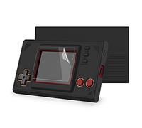 playvital Housse en Silicone Cover de Protection pour Nintendo Game & Watch: Super Mario Bros avec 2 Protecteurs d'Écran-Noir