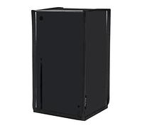 PlayVital Housse Protection pour Xbox Series X Console Anti-Poussière,Cover Protege pour Xbox Series X Accessoires Cache Poussière,Transparent&Noir Garniture-Vertical