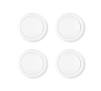 PlayVital pour Switch 2 Capuchon Joystick,Thumbstick Grip Cover Joycon pour Nintendo Switch 2 Manette Accessoires,Caps Joystick Analogique-Blanc,4 PCS