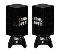 PlayVital Stickers Manette pour Xbox Series X,Autocollant Protection pour Xbox Series X Console Accessoires Skin Habillages-Game Over Glitch