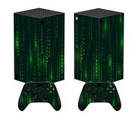 PlayVital Stickers Manette pour Xbox Series X,Autocollant Protection pour Xbox Series X Console Accessoires Skin Habillages-Code Désordre
