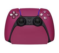 playvital Support pour ps5 Porte Manette Accessoire Socle pour ps5 Controller Stand Holder avec Coussinet Antidérapant-Étoile Rouge
