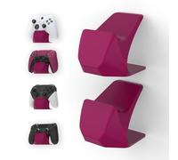 playvital Support pour ps5 Porte Manette pour ps4 Socle Controller Stand Holder pour Xbox Series X/S,pour Switch Pro pour Xbox One X S-Rouge Cosmique,2 PCS