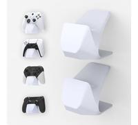 playvital Support pour ps5 Porte Manette pour ps4 Socle Controller Stand Holder pour Xbox Series X/S,pour Switch Pro pour Xbox One X S-Blanc,2 PCS