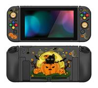 playvital ZealProtect Coque de Protection Souple pour Nintendo Switch, Coque de Protection Flexible pour Switch avec Protecteur d'écran, Capuchons pour Les Pouces et Capuchons de Boutons ABXY