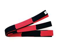 Playwell Arts Martiaux de Luxe 2" Large Maîtres Instructor Bloc Ceinture Rouge/Noir - Neuf - 320cm