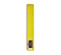 Playwell Ceinture d'arts martiaux en coton de couleur unie (karaté, judo taekwondo), jaune, 320cm