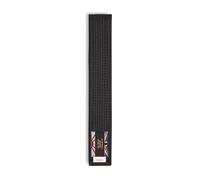 Playwell Ceinture d'arts martiaux en coton de couleur unie pour graduation - (Karaté, Judo Taekwondo), Noir , 300cm