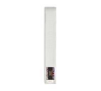 Playwell Ceinture d'arts martiaux en coton uni - (Karaté, Judo, Taekwondo) (Blanc, 320 cm)