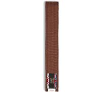 Playwell Ceinture de classement en Coton de Couleur Unie pour Arts Martiaux - Marron (280 cm)