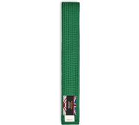 Playwell Ceinture de classement en Coton de Couleur Unie pour Arts Martiaux - Vert (300 cm)