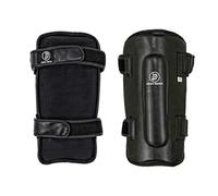 Playwell Krav Maga Deluxe Protège-tibias en cuir Noir, L