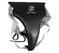 Playwell Krav Maga Femmes Vinyle Luxe Matelassé Protège-aine - Noir, Small