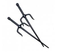 Playwell Martial Arts Caoutchouc Adultes Entraînement Sais (Sai) 19.5"