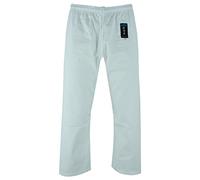 Playwell Pantalon d'entraînement Karate White Premium Silver Brand White Gi - 3/160 cm