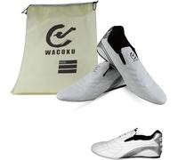 Playwell Wacoku Chaussures d'entraînement pour Arts Martiaux (Karaté, Taekwondo, Kung Fu) - Blanc (EU 42)
