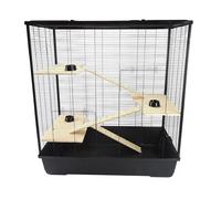 Plaza Cage pour Petit Animal Noir Taille XL 100 x 54 x 83 cm