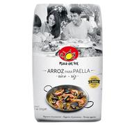 PLAZA DEL SOL - Riz spécial Paella Authentique, Savoureux et Parfait pour Paella, Sachet 1Kg - Lot de 4