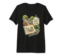 Plaza Page Club Carnet Place Crayon T-Shirt Haut de Gamme