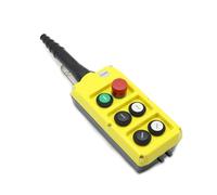 PLB-06 button crane handle hanging waterproof button box double row button switch with emergency stop