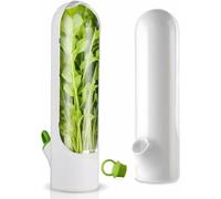 PLBSE Conteneurs à capsules pour herbes fraîches pour réfrigérateur, garde les légumes frais pendant 2 à 3 semaines (blanc)