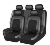 PLCGTNNP Housse de Siege Voiture en Cuir pour Ford Ranger Wildtrak 2016-2023, Ensembles De Housses Siège Vant et Arrière Coussin Siege Respirante Lavable Accessoires Intérieurs Auto,B/Grey