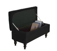 PLCIVSA Housse de Banc Coffre Rangement Couvre Pouf Coffre de Rangement Intérieur Pliable Couverture Repose-Pied Sofa Élastique Rangement Extensible Rangement Stool Cover(Z17,S)