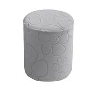 PLCIVSA Housse Pouf Rond Extensible 40cm 45cm 50cm Housse de Tabouret Confortable et Anti-poussière pour Tabouret Rond, Housse de Pouf Lavable en Machine avec élastique(Z7,40x35cm/16x14in)