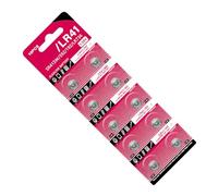 PLCPDM 10 Piles Bouton LR41 1, 5 V, Alimentation alcaline Stable pour Gadgets et Accessoires, Remplacement de la Batterie de Montre AG3 / 192 / GP192A