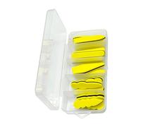 PLCPDM 15pcs Terrestrial Mouche À Attacher des Parachutes Post-mousses Flottantes Mousses Cylindres Tacle De Poisson pour Mouche À Sèche Mousse pour Débutants