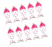 PLCPDM 2 Breloque de poisson double face personnalisable, accessoires de bijoux en alliage léger pour cadeaux de peau sensible, pendentif de poisson double face