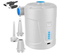 PLCPDM 3. Électrique intelligente avec fonction d'arrêt automatique, batterie 5200 mAh et buses multiples pour voyage, maison, équipement extérieur, camping, pompes à air