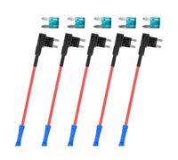 PLCPDM 5pcs Miniature Car Fusibles Adaptateur De Robinet 15A / 20A Courant Double pour Les Accessoires De Dashcam Electronics Electronics Adaptateur Fust
